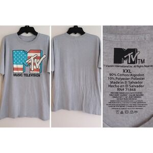 MTV  XXL Men or‎ Women's T-Shirt Retro Music Graphic Iconic
